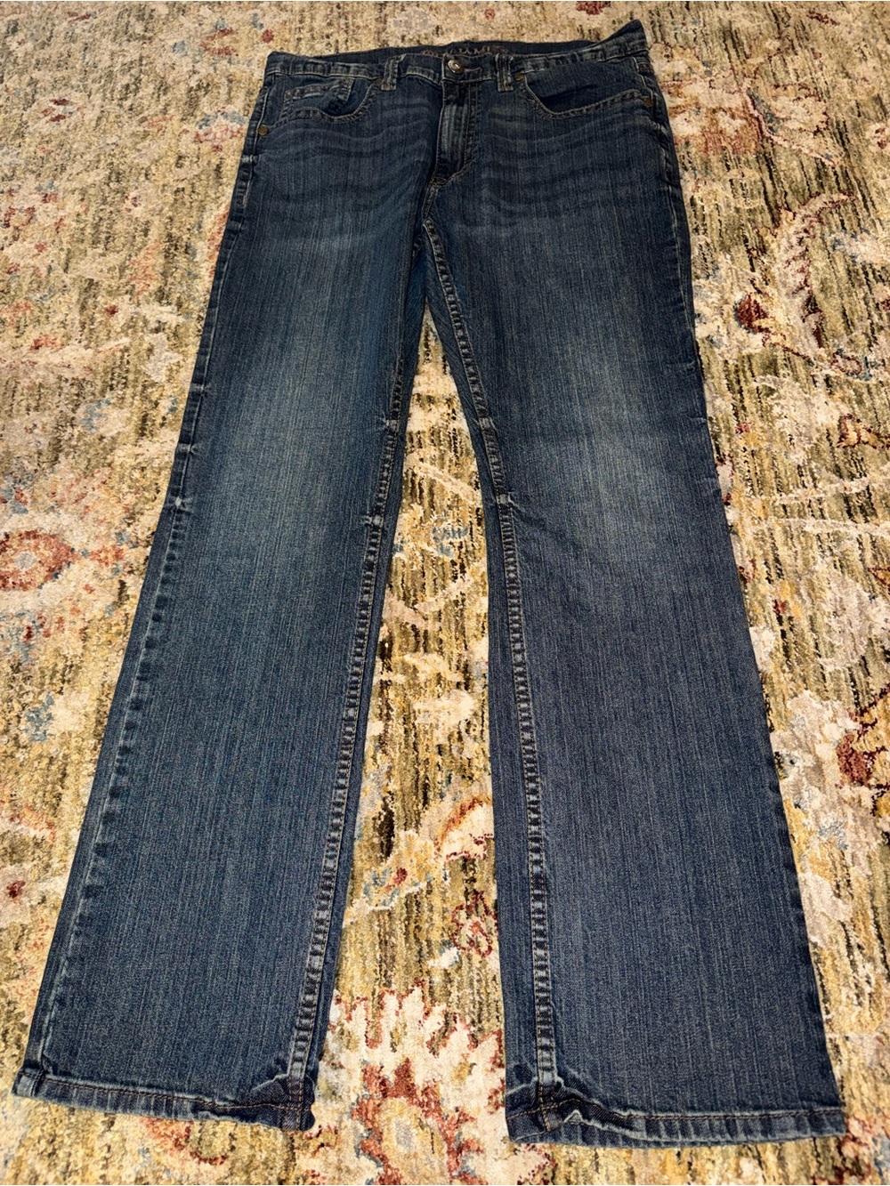 Cody James - Men's Bootcut Jeans in Dark Blue Denim 36x34